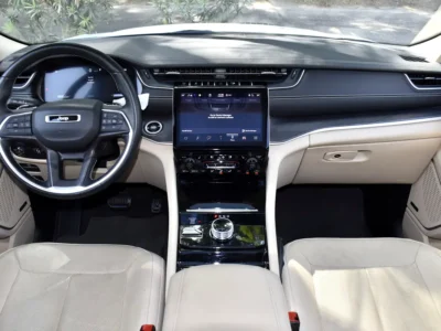 2022 Jeep Grand Cherokee L Limited 6 Cylinders Petrol Engine White Beige SUV GCC Specs