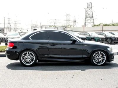 2012 BMW 1-Series 135i 3.0L Turbocharged Inline-6 Petrol Engine Black Beige Coupe GCC Specs