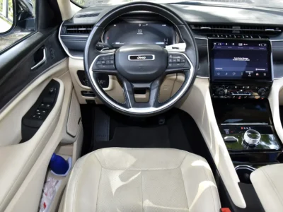 2022 Jeep Grand Cherokee L Limited 6 Cylinders Petrol Engine White Beige SUV GCC Specs