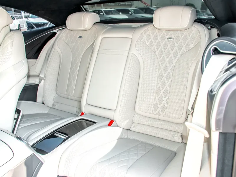2015 Mercedes-Benz S-Class S 550 4MATIC 8 Cylinders Petrol Turbo Engine Grey Beige Coupe