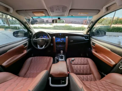2017 Toyota Fortuner EXR Facelifted 2025 4.0L V6 Petrol Engine Black Brown SUV GCC Specs