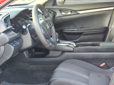 2017 Honda Civic EX 4 Cylinders Petrol Engine Red Black Sedan Canadian Specs Automatic