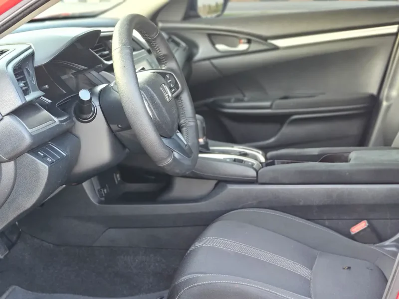2017 Honda Civic EX 4 Cylinders Petrol Engine Red Black Sedan Canadian Specs Automatic