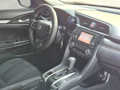 2017 Honda Civic EX 4 Cylinders Petrol Engine Red Black Sedan Canadian Specs Automatic