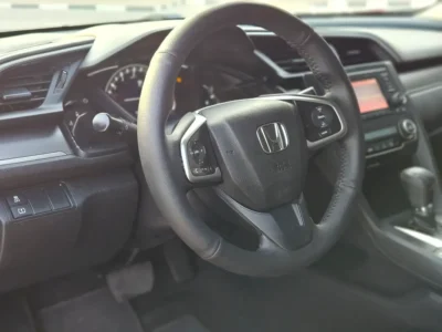 2017 Honda Civic EX 4 Cylinders Petrol Engine Red Black Sedan Canadian Specs Automatic