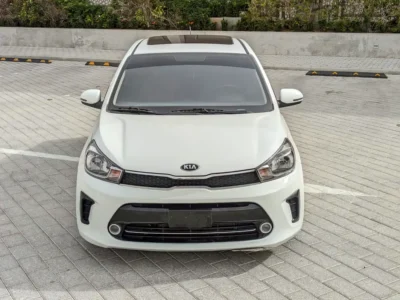 2020 Kia Pegas EX 4 Cylinders Petrol Engine White Grey Sedan GCC Specs Automatic