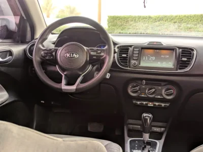 2020 Kia Pegas EX 4 Cylinders Petrol Engine White Grey Sedan GCC Specs Automatic