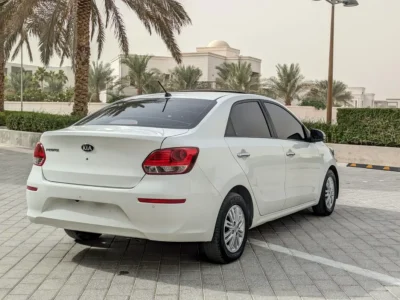 2020 Kia Pegas EX 4 Cylinders Petrol Engine White Grey Sedan GCC Specs Automatic