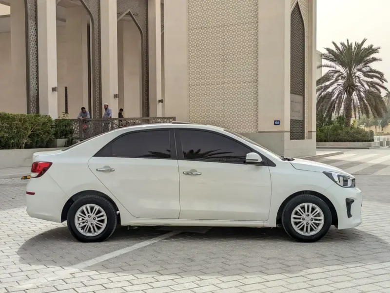 2020 Kia Pegas EX 4 Cylinders Petrol Engine White Grey Sedan GCC Specs Automatic
