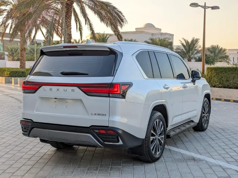 2023 Lexus LX-Series LX 600 Premium 3.5L Twin-Turbo V6 Petrol Engine White Tan SUV GCC Specs