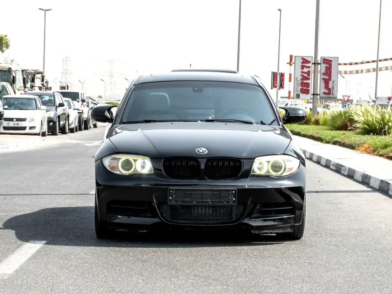2012 BMW 1-Series 135i 3.0L Turbocharged Inline-6 Petrol Engine Black Beige Coupe GCC Specs