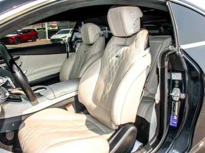 2015 Mercedes-Benz S-Class S 550 4MATIC 8 Cylinders Petrol Turbo Engine Grey Beige Coupe