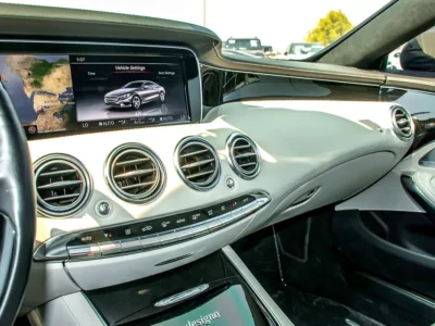 2015 Mercedes-Benz S-Class S 550 4MATIC 8 Cylinders Petrol Turbo Engine Grey Beige Coupe