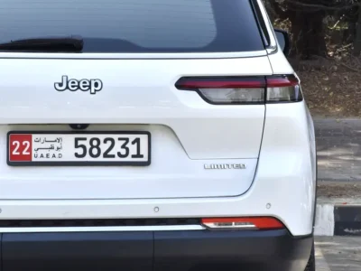 2022 Jeep Grand Cherokee L Limited 6 Cylinders Petrol Engine White Beige SUV GCC Specs