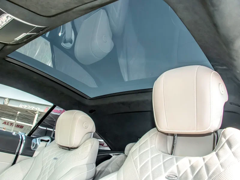 2015 Mercedes-Benz S-Class S 550 4MATIC 8 Cylinders Petrol Turbo Engine Grey Beige Coupe