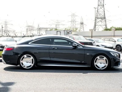 2015 Mercedes-Benz S-Class S 550 4MATIC 8 Cylinders Petrol Turbo Engine Grey Beige Coupe