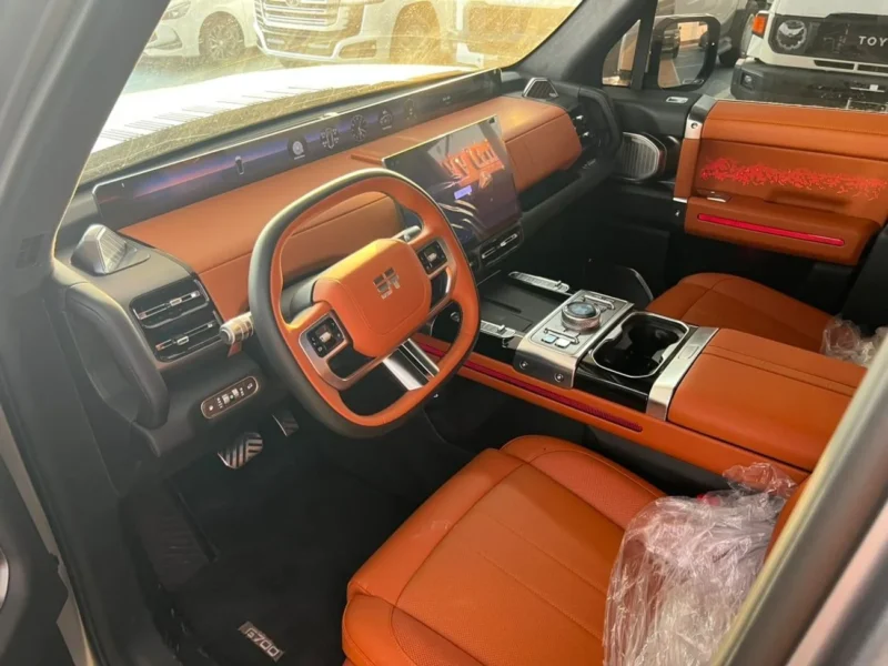 2027 Jetour G700 GAIA 2.0-liter Turbocharged 4 Cylinders Petrol Engine Grey Orange SUV
