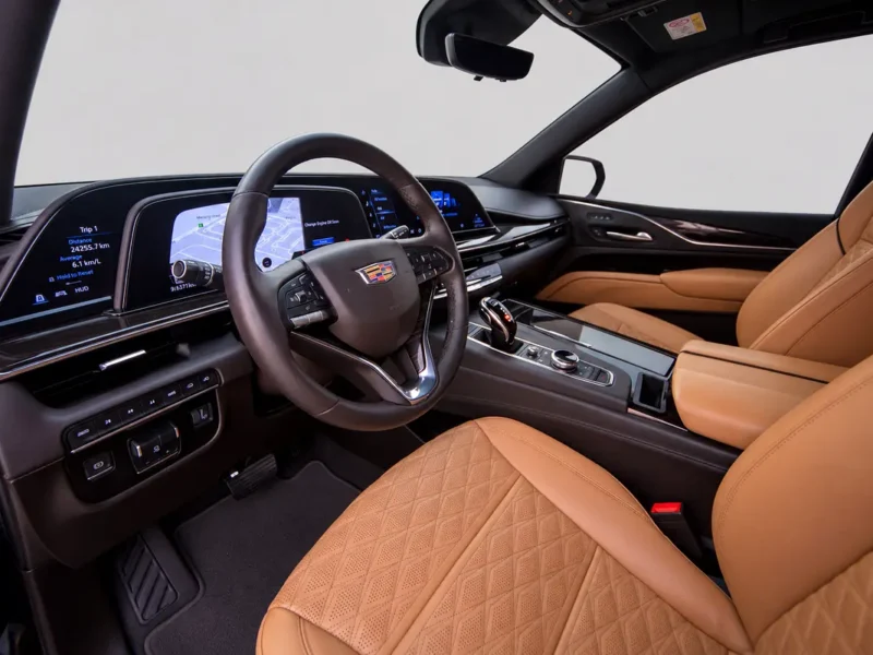 2023 Cadillac Escalade Sport Platinum 6.2L V8 Engine Black Tan SUV GCC Specs Automatic