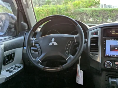 2015 Mitsubishi Pajero GLS MID OPTION 3.5 Litres 6 Cylinders Petrol Engine Silver Grey SUV