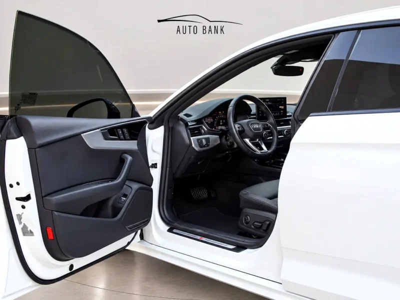 2024 Audi A5 S Line 2.0 Litres 4 Cylinders Petrol Engine White Black Sedan American Specs