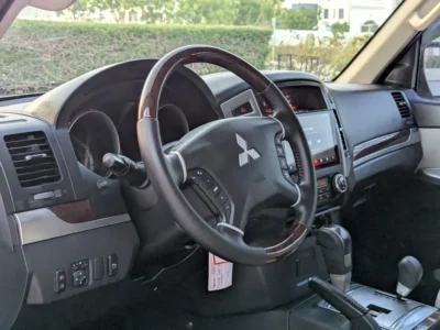 2015 Mitsubishi Pajero GLS MID OPTION 3.5 Litres 6 Cylinders Petrol Engine Silver Grey SUV