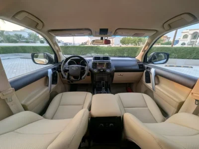 2016 Toyota Prado TXL 2.7L 4 Cylinder Engine White Beige SUV GCC Specs Excellent Condition