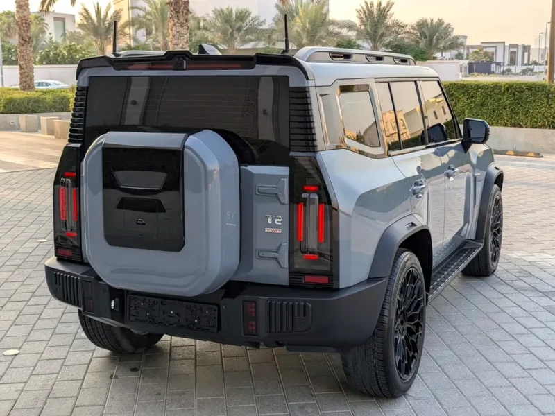 2025 Jetour T2 Luxury 4 Cylinders Petrol Engine Grey Green SUV GCC Specs Excellent Condition