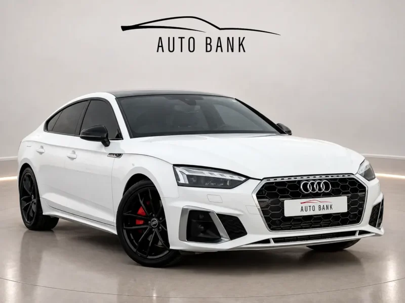2024 Audi A5 S Line 2.0 Litres 4 Cylinders Petrol Engine White Black Sedan American Specs