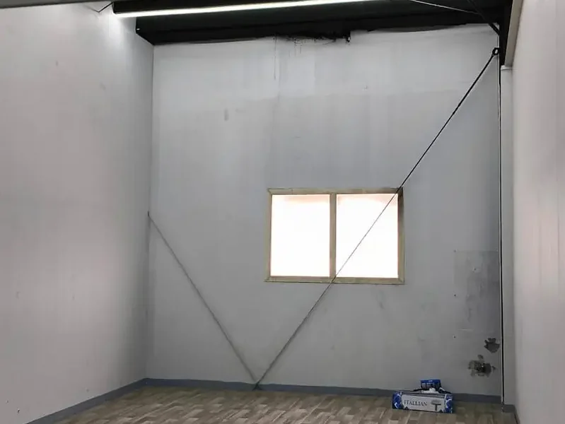 590 sqft Very Neat and Clean with WASHBASIN and WINDOW for Storage on Mezzanine Floor with Economical Rate