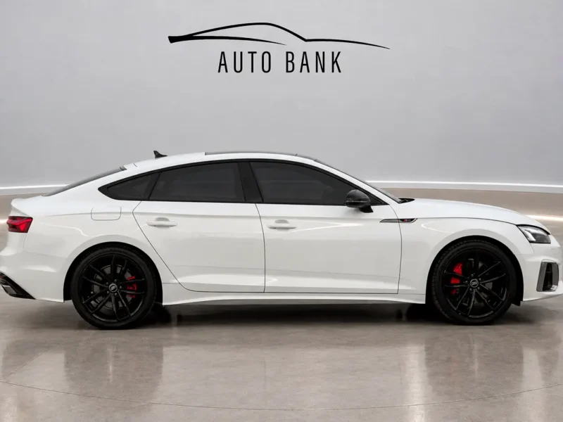 2024 Audi A5 S Line 2.0 Litres 4 Cylinders Petrol Engine White Black Sedan American Specs