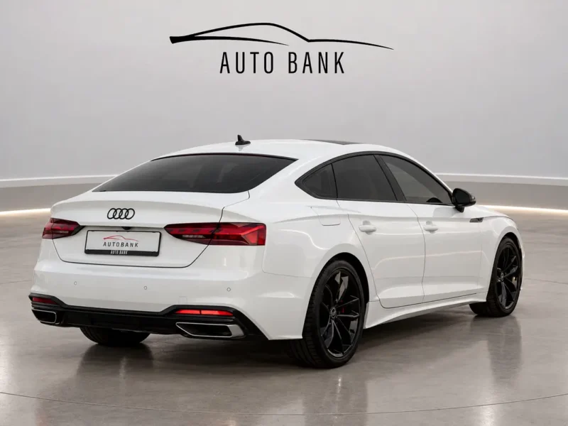2024 Audi A5 S Line 2.0 Litres 4 Cylinders Petrol Engine White Black Sedan American Specs