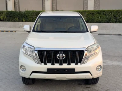 2016 Toyota Prado TXL 2.7L 4 Cylinder Engine White Beige SUV GCC Specs Excellent Condition