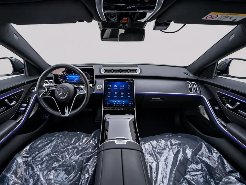 2024 Mercedes-Benz S-Class S 450 4MATIC 6 Cylinders Petrol Engine Grey Black Sedan AWD