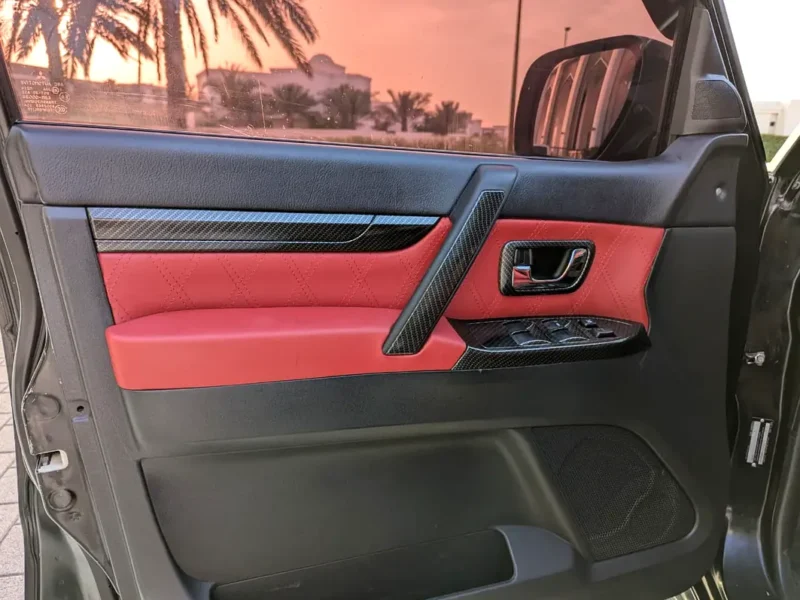 2015 Mitsubishi Pajero GLS Medium Line 3.5 Litres 6 Cylinders Petrol Engine Black Red SUV
