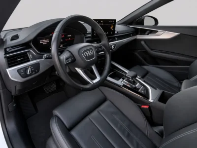 2024 Audi A5 S Line 2.0 Litres 4 Cylinders Petrol Engine White Black Sedan American Specs