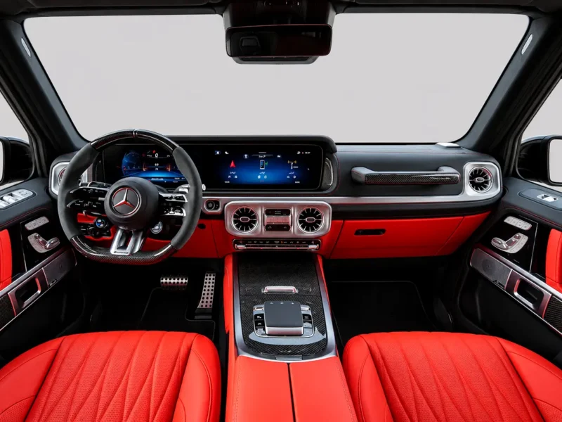 2027 Mercedes-Benz G-Class G 63 AMG 4.0 Litres V8 Biturbo Petrol Engine Grey Red SUV