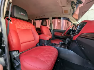 2015 Mitsubishi Pajero GLS Medium Line 3.5 Litres 6 Cylinders Petrol Engine Black Red SUV