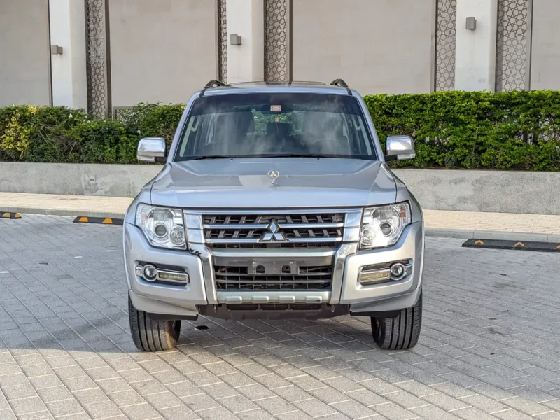 2015 Mitsubishi Pajero GLS Top Full Option 3.5 Litres 6 Cylinders Petrol Engine Silver Black SUV