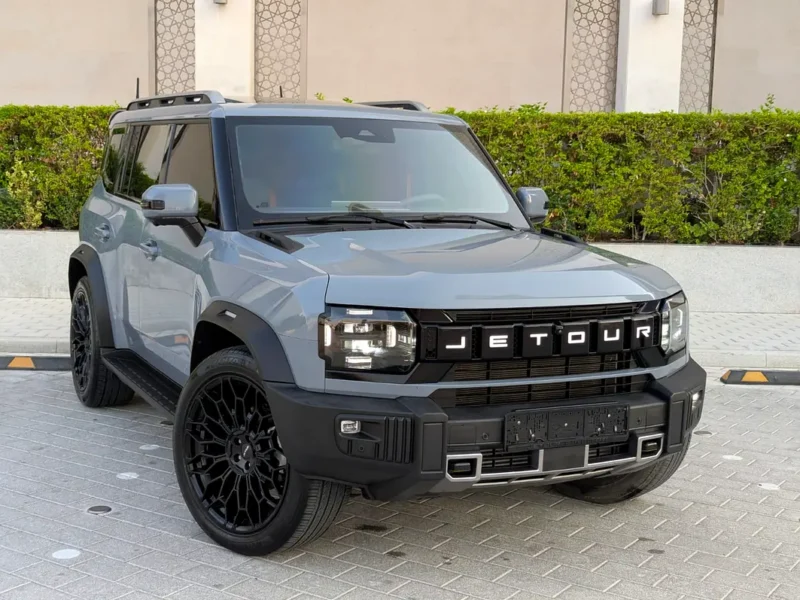 2025 Jetour T2 Luxury 4 Cylinders Petrol Engine Grey Green SUV GCC Specs Excellent Condition