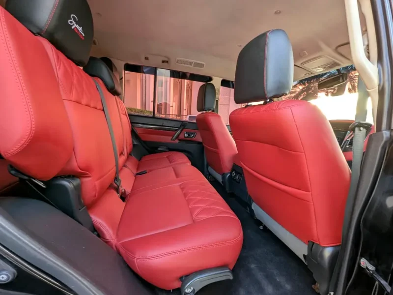 2015 Mitsubishi Pajero GLS Medium Line 3.5 Litres 6 Cylinders Petrol Engine Black Red SUV