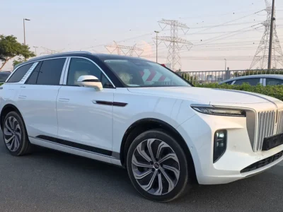 2025 Hongqi E-HS9 EV White-White Luxury Electric SUV European Specs Automatic 550 - 650 KM