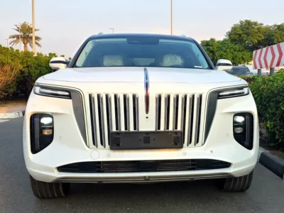 2025 Hongqi E-HS9 EV White-White Luxury Electric SUV European Specs Automatic 550 - 650 KM
