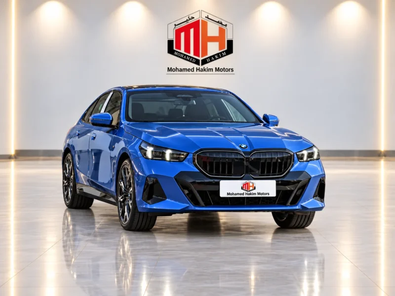 2027 BMW 530i M Sport Pro 2.0L TwinPower Turbo 4 Cylinder Petrol Engine Blue Burgundy Sedan