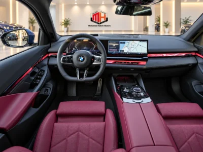 2027 BMW 530i M Sport Pro 2.0L TwinPower Turbo 4 Cylinder Petrol Engine Blue Burgundy Sedan