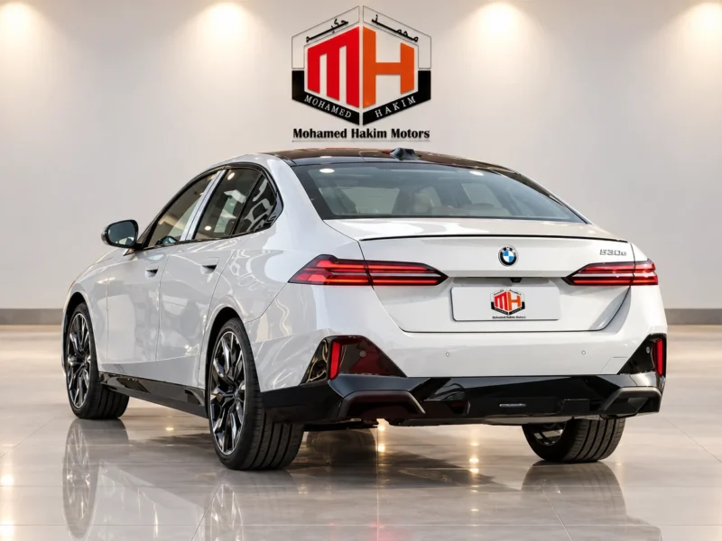 2027 BMW 530i M Sport Pro 2.0L TwinPower Turbo 4 Cylinder Petrol Engine White Burgundy Sedan
