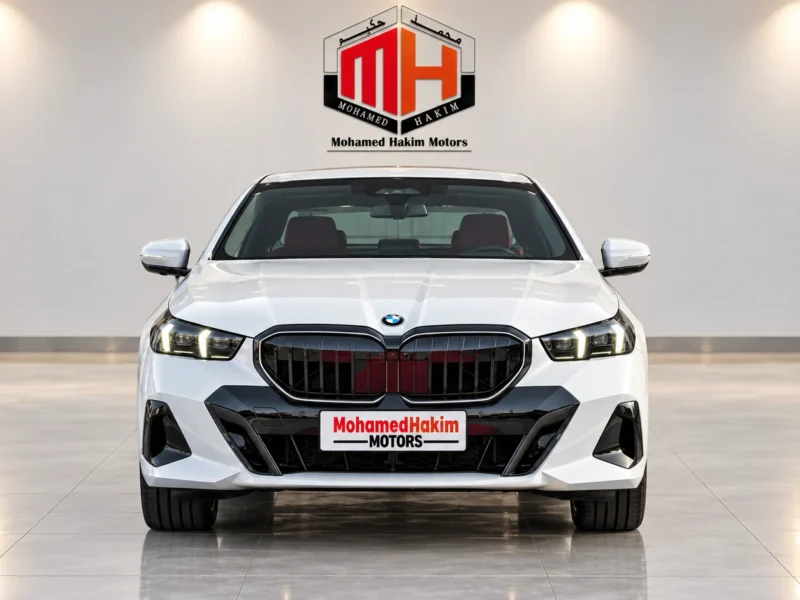 2027 BMW 530i M Sport Pro 2.0L TwinPower Turbo 4 Cylinder Petrol Engine White Burgundy Sedan