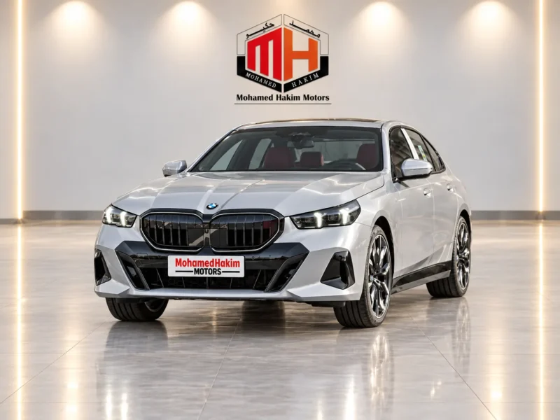 2027 BMW 530i M Sport Pro 2.0L TwinPower Turbo 4 Cylinder Petrol Engine Silver Burgundy Sedan