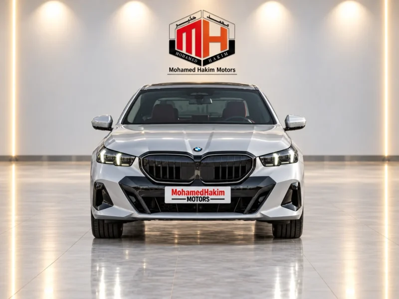 2027 BMW 530i M Sport Pro 2.0L TwinPower Turbo 4 Cylinder Petrol Engine Silver Burgundy Sedan
