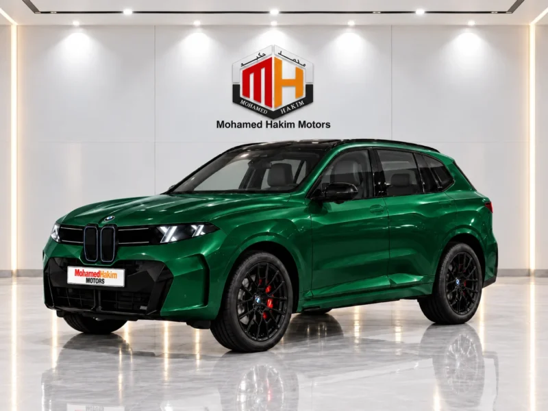 2027 BMW X5 M Sport Package Pro 3.0L Six-Cylinder Petrol Engine Green Black SUV GCC Specs