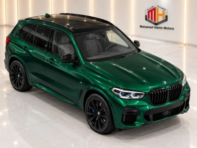 2027 BMW X5 M Sport Package Pro 3.0L Six-Cylinder Petrol Engine Green Black SUV GCC Specs